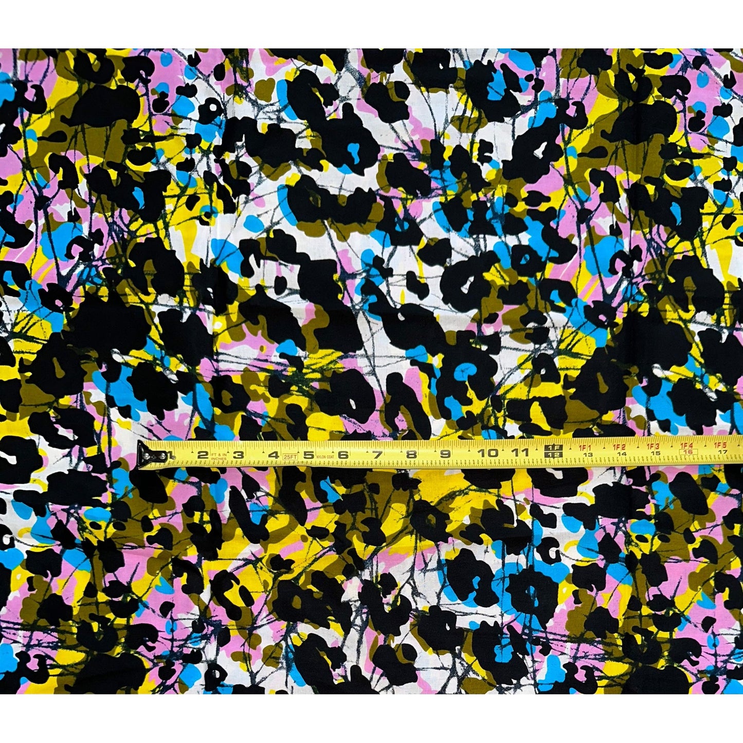 African Print Fabric/ Ankara - Yellow, Blue, Black, Pink ‘Crazy, Sexy, Cool', YARD or WHOLESALE