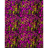 African Print Fabric/ Ankara - Purple, Pink, Yellow 'Maji Nile' Design, YARD or WHOLESALE