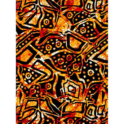 African Print Fabric/ Ankara - Shades of Brown 'Kòkòrò Ina' Design, YARD or WHOLESALE
