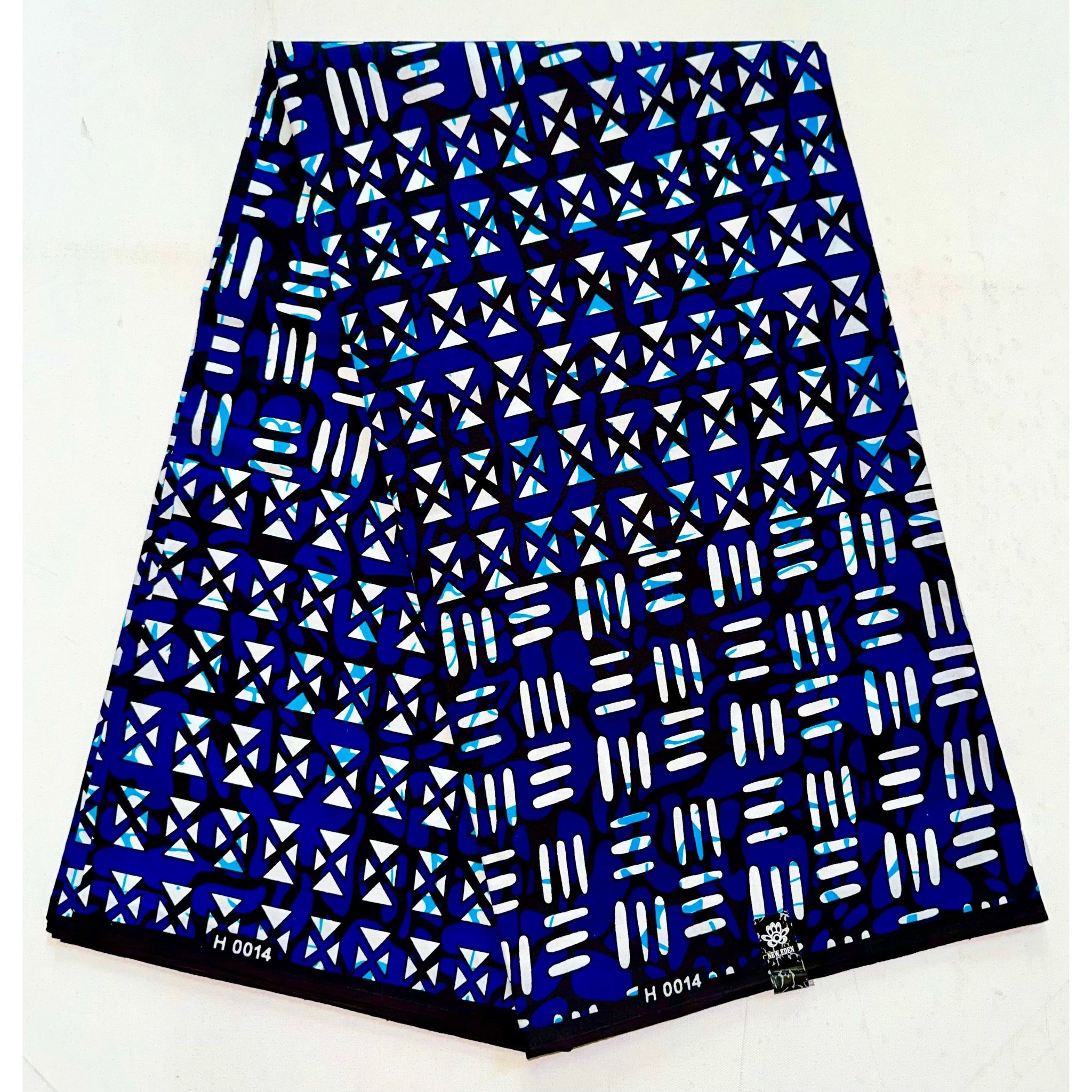 African Print Black and White Geometric Print factory Ankara Cotton Fabric