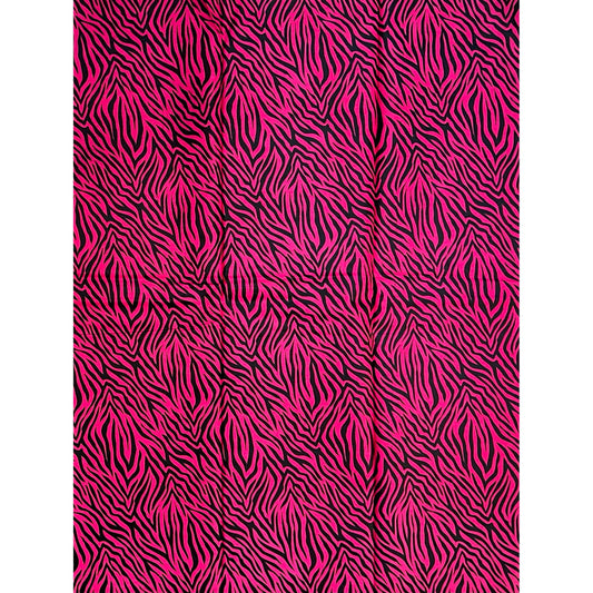African Print Fabric/ Ankara - Magenta, Black 'Sabi Savage' Design, YARD or WHOLESALE