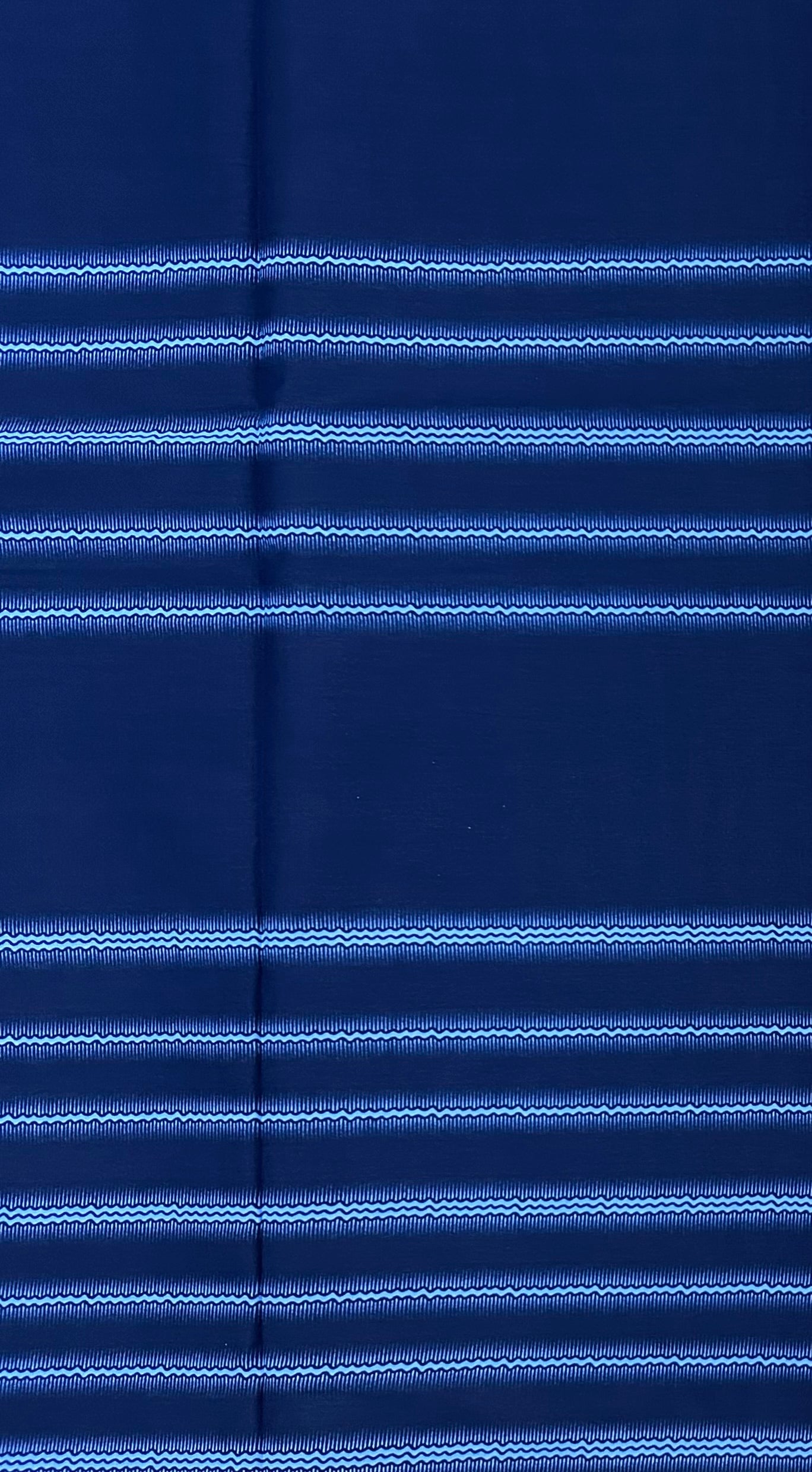 African Print Fabric/ Ankara - Shades of Blue 'The Weaver’s Tide', Yard or Wholesale