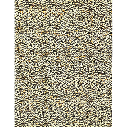African Print Fabric/ Ankara - Shades of Brown, Beige ‘Enduring Lines' Design, 1 YARD