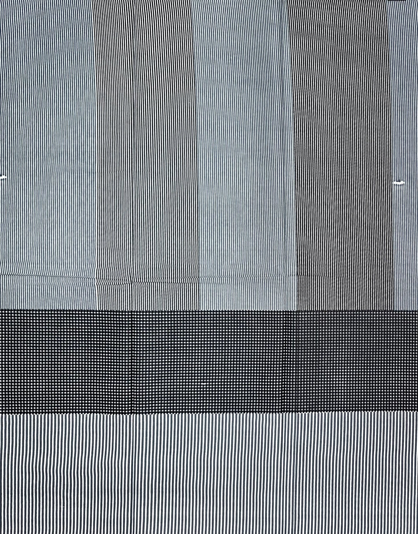 African Print Fabric/ Ankara - Gray, Black, White 'Decatur Detour', YARD or WHOLESALE **Slightly Flawed**