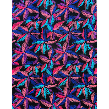 African Print Fabric/ Ankara - Pink, Blue, Purple, Black 'Mosaic of Mombasa' Design, YARD or WHOLESALE