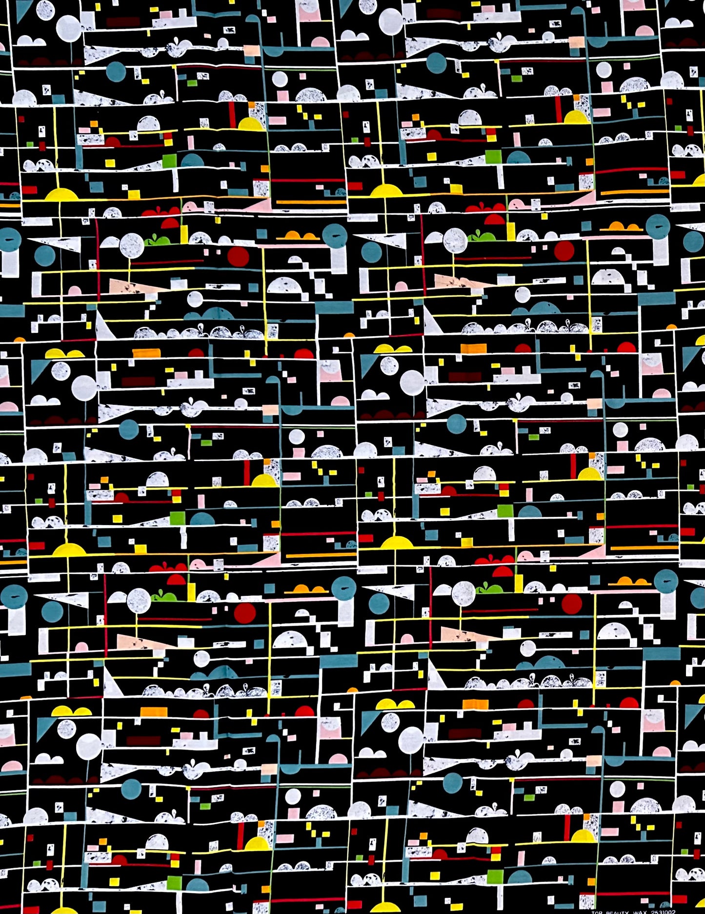 African Print Fabric/ Ankara - Black, Blue, Red, Yellow, Green, Brown 'Creative Director', YARD or WHOLESALE