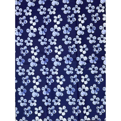 African Print Fabric/ Ankara - Navy 'Aunty Bunmi’s Compound', Yard or Wholesale