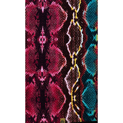 African Print Fabric/ Ankara - Pink, Teal, Brown 'Ọpọlọ Prestige' Design, Yard or Wholesale