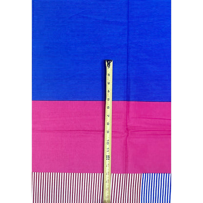 African Print Fabric/ Ankara - Blue, Pink, White 'Decatur Detour', YARD or WHOLESALE