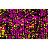 African Print Fabric/ Ankara - Purple, Pink, Yellow 'Maji Nile' Design, YARD or WHOLESALE