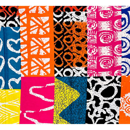 African Print Fabric/ Ankara - Multicolored 'The Loudest Woman in Lagos', YARD or WHOLESALE