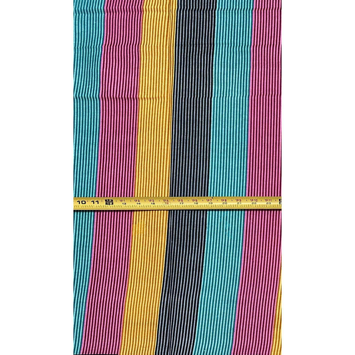 African Print Fabric/ Ankara - Red, Yellow, Green, Black 'Good Company', YARD or WHOLESALE