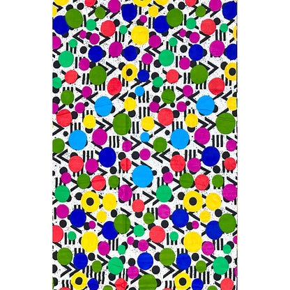 African Print Fabric/ Ankara - Multicolored 'The Group Chat', YARD or WHOLESALE