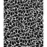 African Print, Stretch Cotton Satin Fabric- Black, White "Mimi", Per Yard
