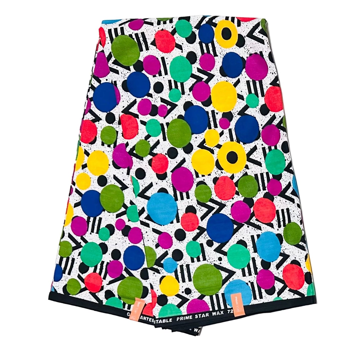 African Print Fabric/ Ankara - Multicolored 'The Group Chat', YARD or WHOLESALE