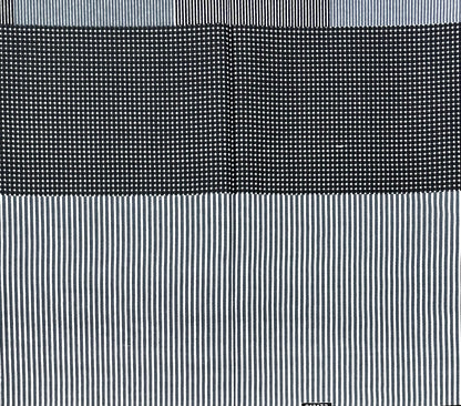 African Print Fabric/ Ankara - Gray, Black, White 'Decatur Detour', YARD or WHOLESALE **Slightly Flawed**