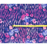 African Print Fabric/ Ankara - Pink, Shades of Purple 'Iroko Veil', Yard or Wholesale