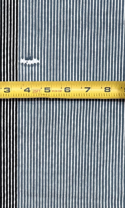 African Print Fabric/ Ankara - Gray, Black, White 'Decatur Detour', YARD or WHOLESALE **Slightly Flawed**