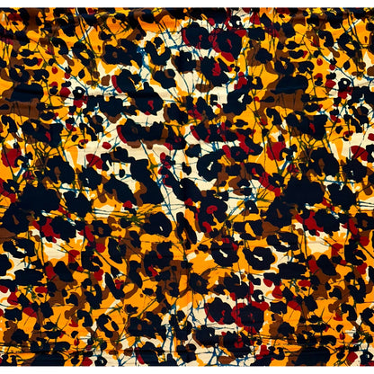 African Print Fabric/ Ankara - Black, Brown, Orange ‘Crazy, Sexy, Cool', YARD or WHOLESALE