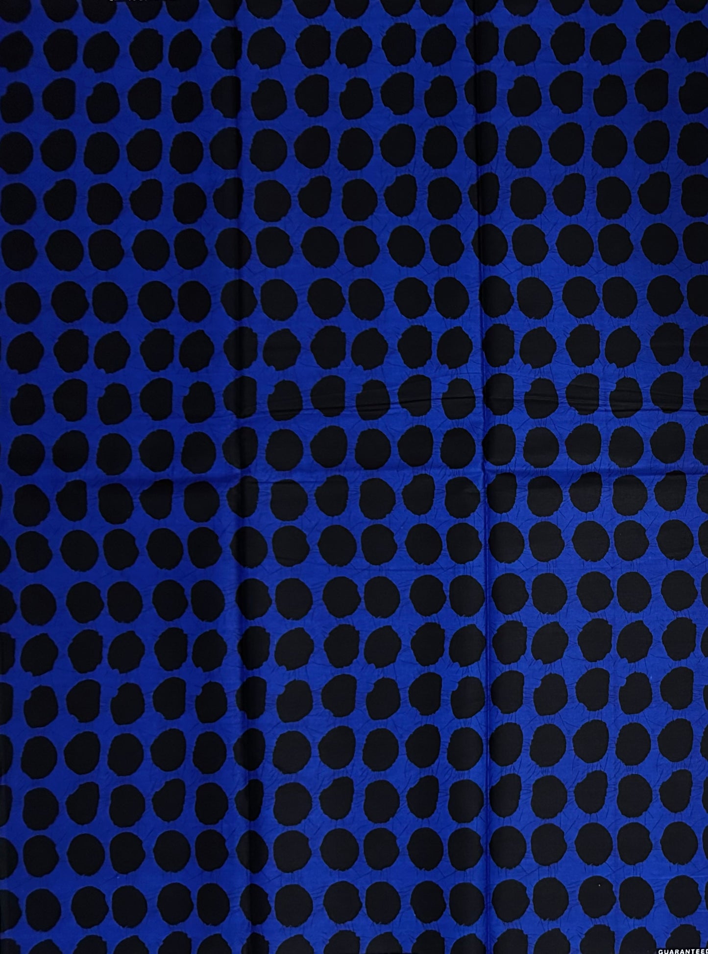 African Print Fabric/ Ankara - Blue, Black 'Periodddt' Design, YARD or WHOLESALE