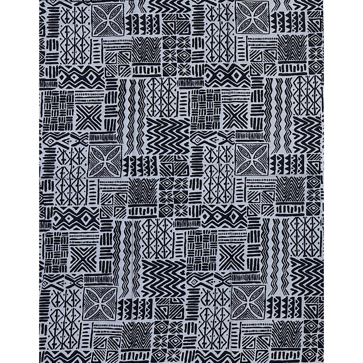 African Print Fabric/ Ankara - Gray, Black 'The Storykeepers' Design, YARD or WHOLESALE