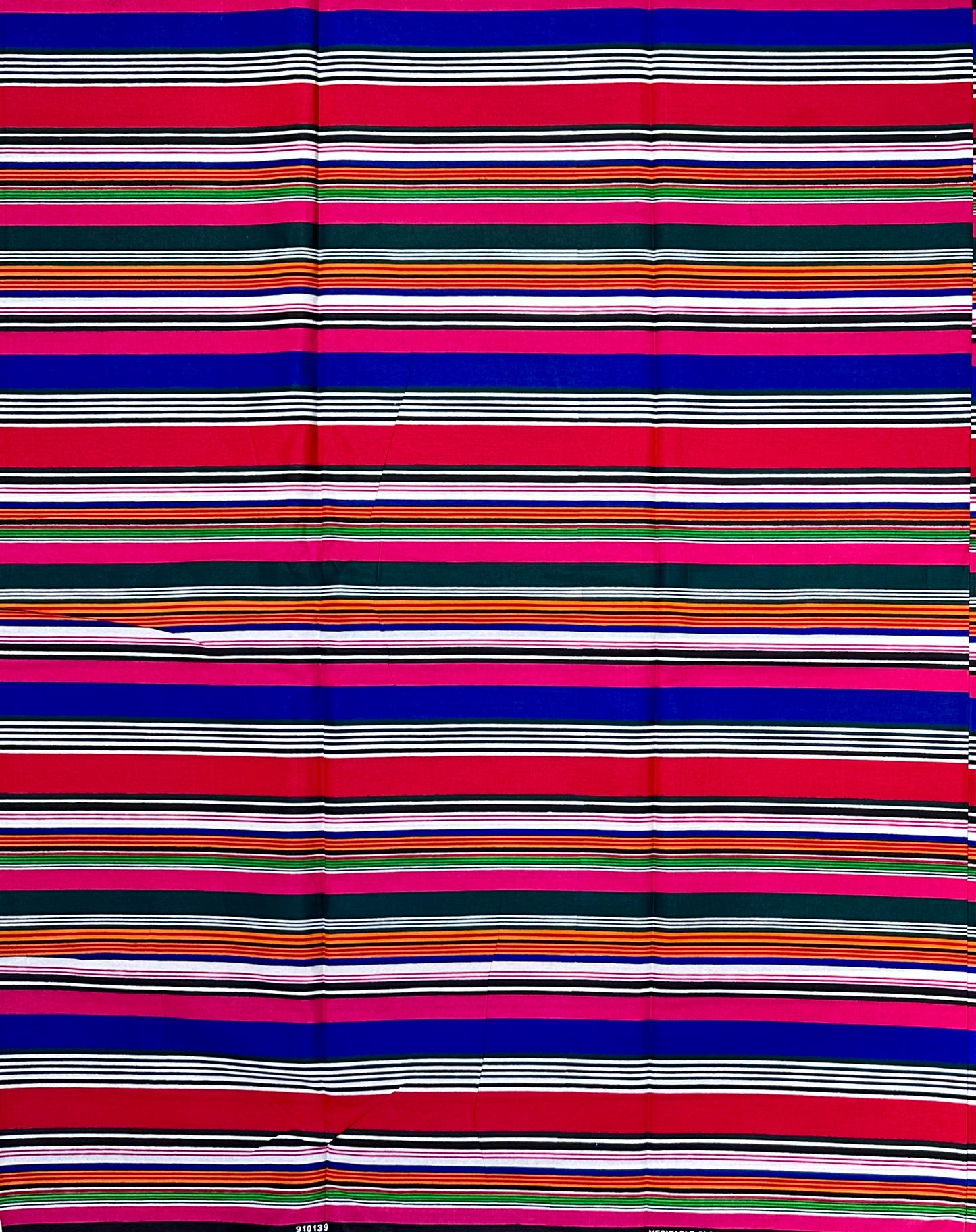 African Print Fabric/Ankara - Red, Blue, Pink, Green "Color Theory" Design, YARD or WHOLESALE