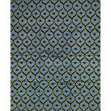 African Print Fabric/ Ankara - Blue, Yellow 'Chumba Transitions,' YARD or WHOLESALE