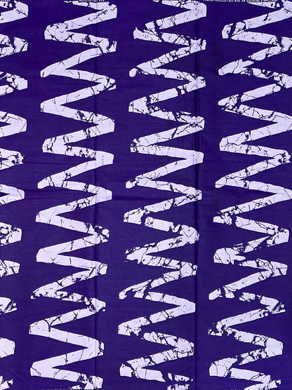 African Print Fabric/ Ankara - Shades of Purple ‘Bamba Violet', Per Yard or Wholesale
