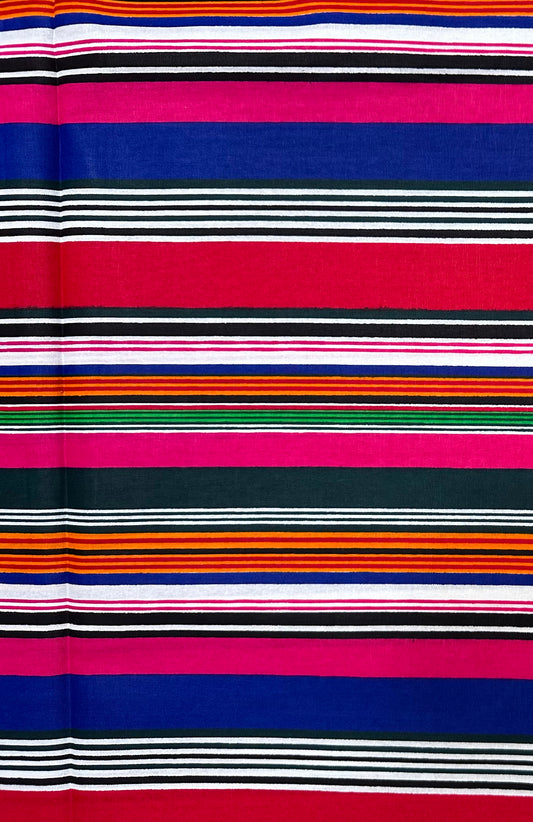 African Print Fabric/Ankara - Red, Blue, Pink, Green "Color Theory" Design, YARD or WHOLESALE