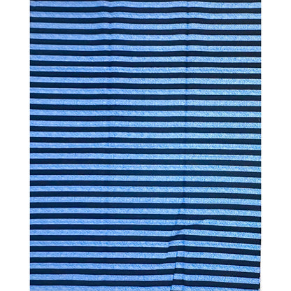 African Print Fabric/ Ankara - Shades of Blue, Black “Line Item', Yard or Wholesale
