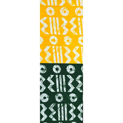 African Print Fabric/ Ankara - Red, Yellow, Green 'Tribe of Ọmọlúàbí', YARD or WHOLESALE