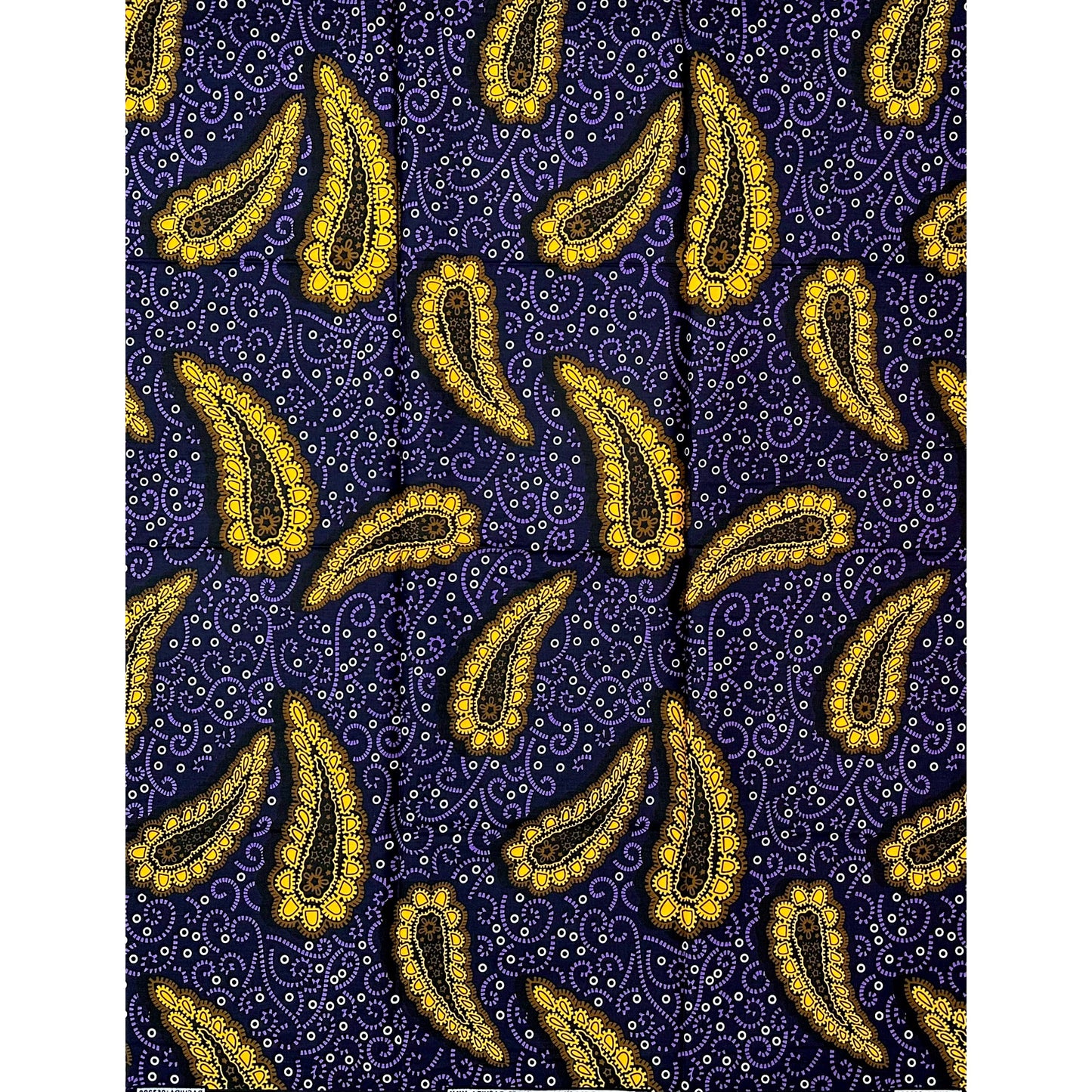 African Print Fabric/Ankara - Purple, Brown, Navy "Old Soul, Rich Vibe" Design