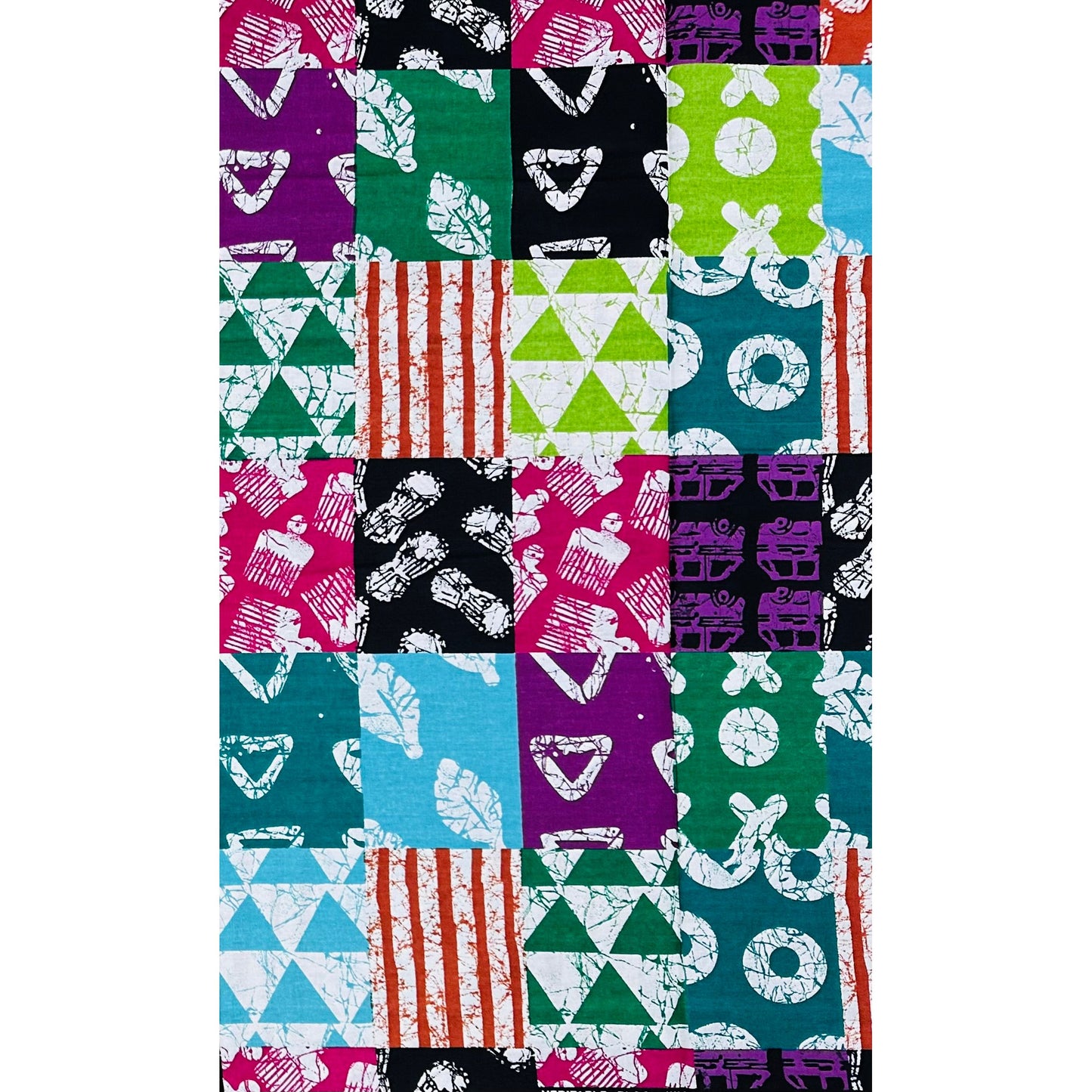 African Print Fabric/ Ankara - Multicolored 'The Loudest Woman in Lagos II', YARD or WHOLESALE