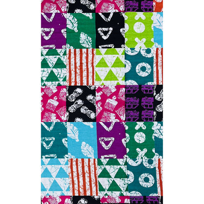 African Print Fabric/ Ankara - Multicolored 'The Loudest Woman in Lagos II', YARD or WHOLESALE