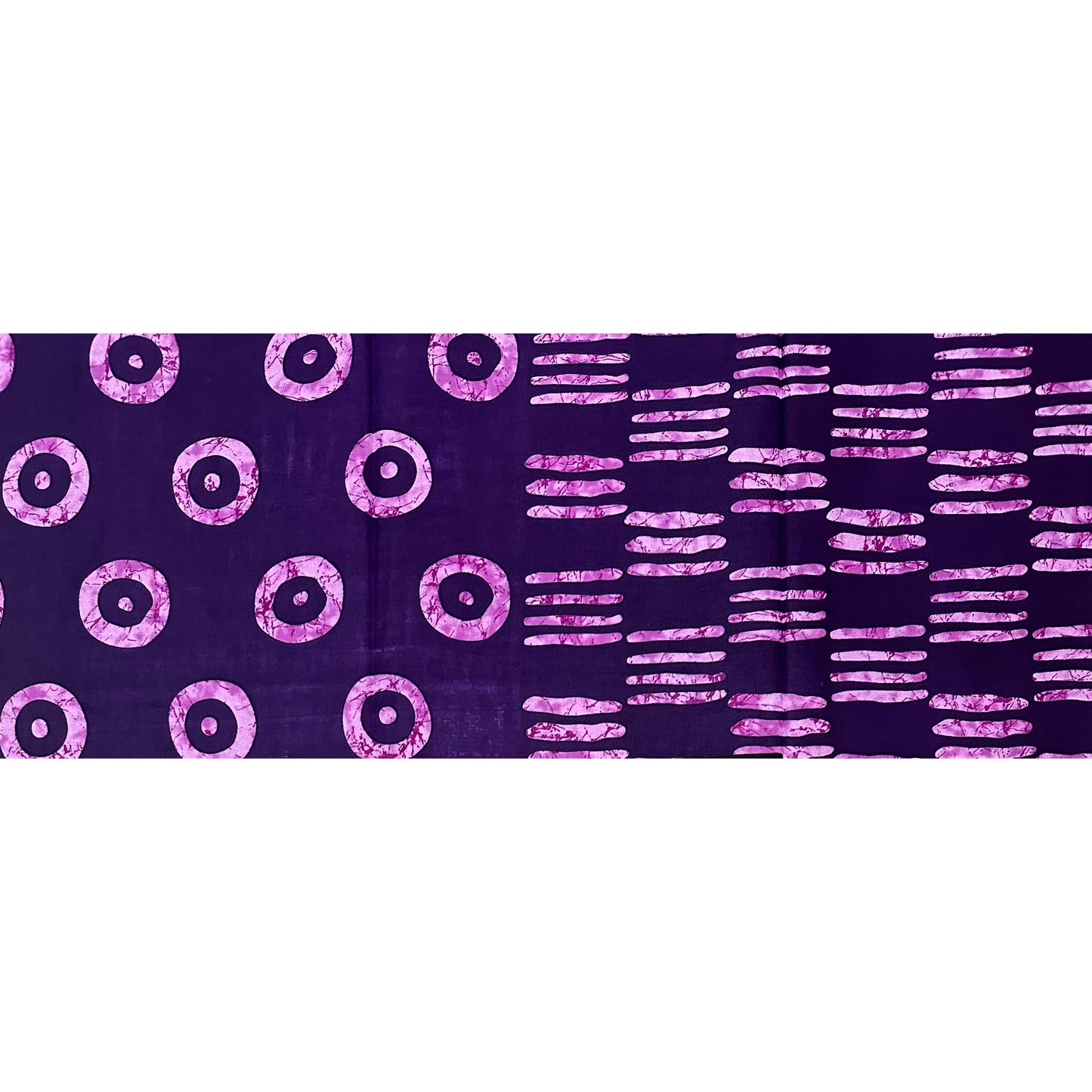 African Print Fabric/ Ankara - Shades of Purple 'Evening Proverbs', YARD or WHOLESALE