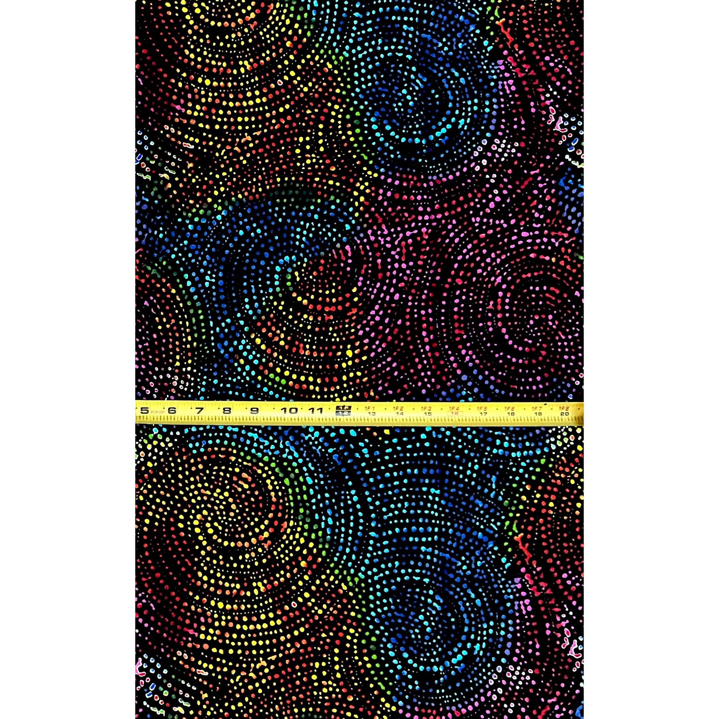 African Print Fabric/ Ankara - Blue, Black, Yellow, Pink 'Onyx Aurora' Design, YARD or WHOLESALE