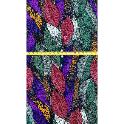 African Print Fabric/ Ankara - Multicolored 'Season After Season', YARD or WHOLESALE