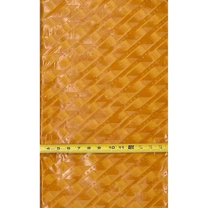 African Bazin (Brocade) Fabric - Gold “Aurum”, Per Yard