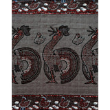 African Print Fabric/ Ankara - Dark Brown, Black 'Shake Your Tail Feathers', Yard or Wholesale