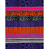 African Print Fabric/ Ankara - Purple, Orange, Pink, Blue, Black "Zoko", Yard or Wholesale