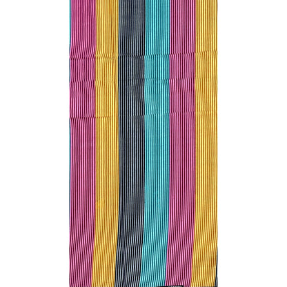 African Print Fabric/ Ankara - Red, Yellow, Green, Black 'Good Company', YARD or WHOLESALE