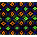 African Print Fabric/ Ankara - Black, Pink, Green, Orange, Blue 'Dayo’ Design, YARD or WHOLESALE