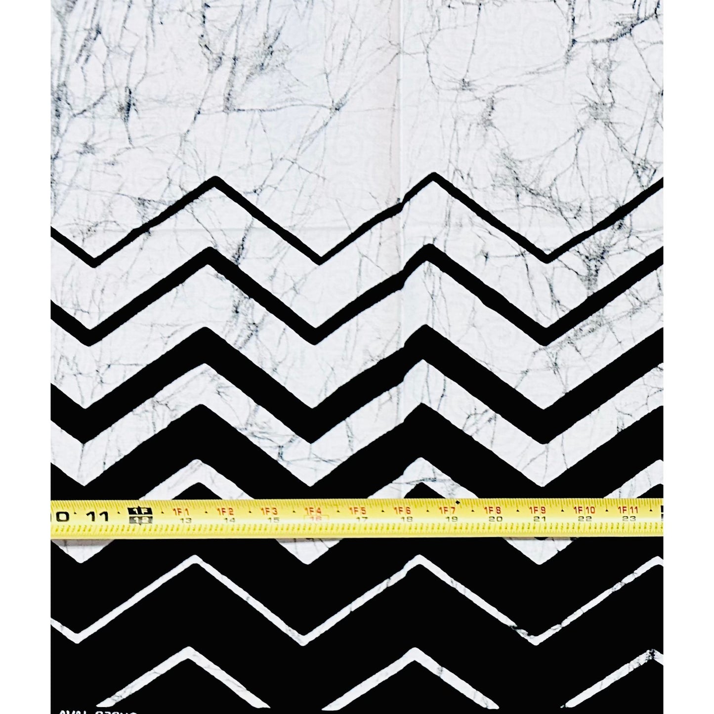 African Print Fabric/ Ankara - Black, White 'Amai Reserved' Design