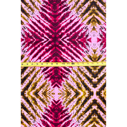 African Print Fabric/ Ankara - Pink, Fuchsia, Burgundy, Brown 'Better Together' Design, YARD or WHOLESALE