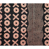 African Print Fabric/ Ankara - Black, Light Pink 'XOXO', Per Yard or Wholesale