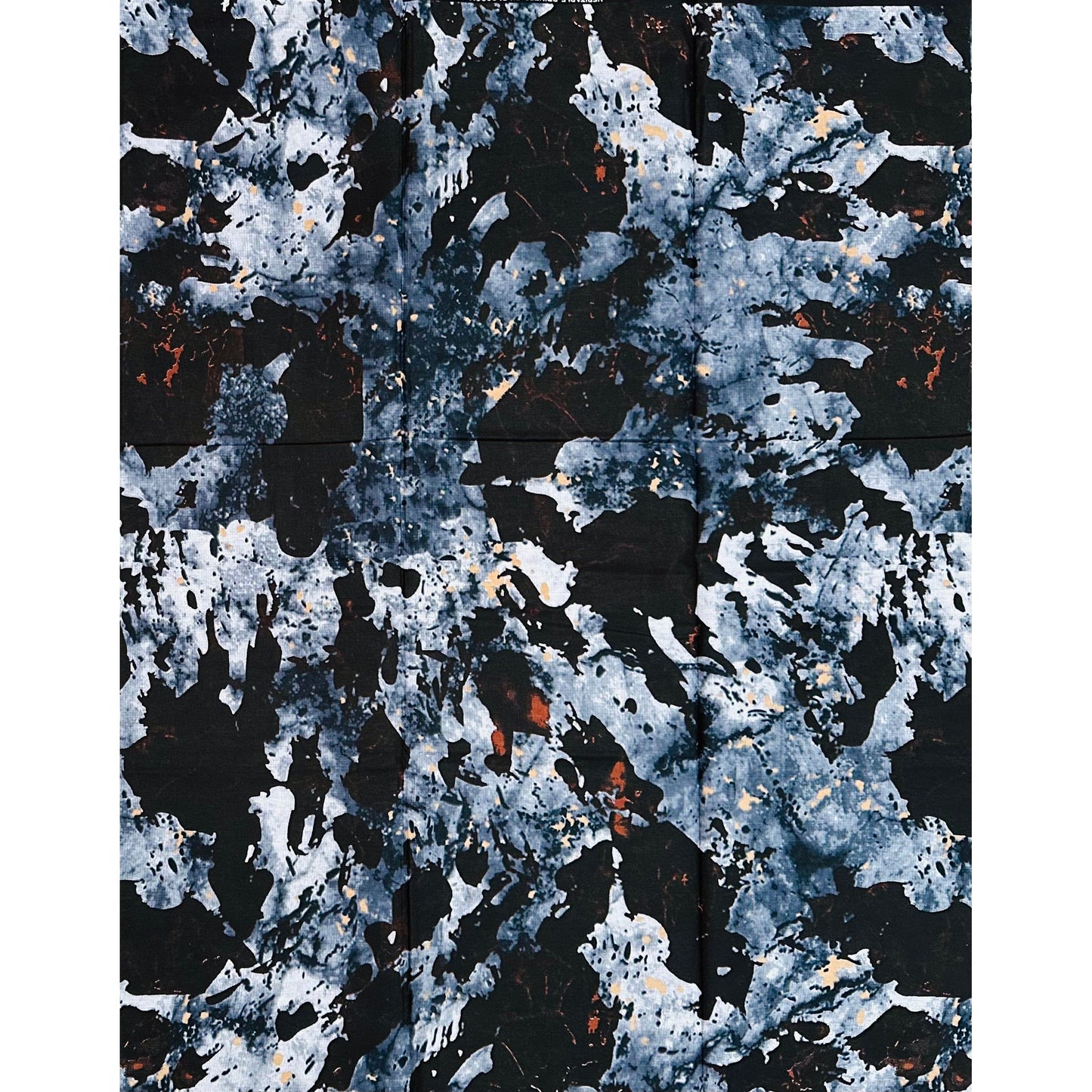 African Fabric/ Ankara - Gray, Brown, Beige "Ashé Noir", YARD or WHOLESALE