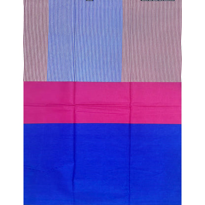 African Print Fabric/ Ankara - Blue, Pink, White 'Decatur Detour', YARD or WHOLESALE