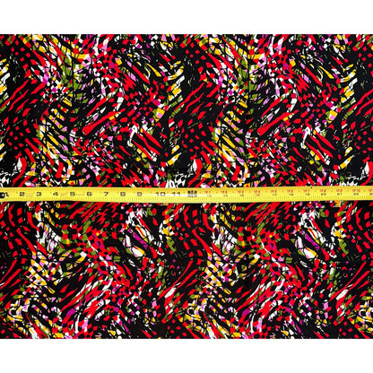 African Print Fabric/ Ankara - Red, Green, Yellow, Black 'Nmachi Intense' YARD or WHOLESALE
