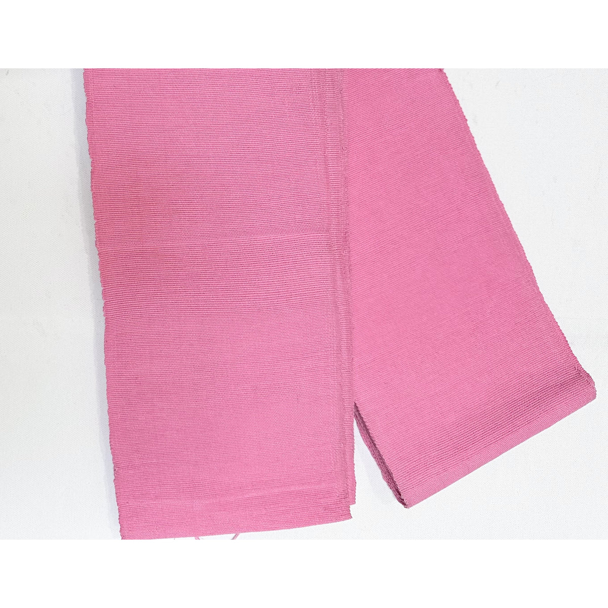 Aso-Oke Fabric / Yoruba Hand-Woven Textile – Solid Pink ‘Sherry’, Per Yard