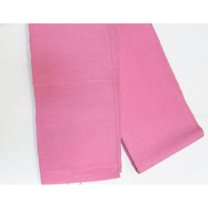 Aso-Oke Fabric / Yoruba Hand-Woven Textile – Solid Pink ‘Sherry’, Per Yard